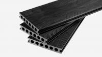 Террасная доска Groentec 6000x145x25 мм усиленная, Антрацит